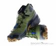 Salomon Cross Hike Mid GTX Mens Trail Running Shoes Gore-Tex, Salomon, Olive-Dark Green, , Male, 0018-11284, 5637957346, 0, N1-06.jpg