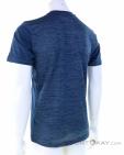 Salewa Puez Hybrid 2 Dry SS Mens T-Shirt, Salewa, Bleu, , Hommes, 0032-11120, 5637967193, 4053866101844, N1-11.jpg