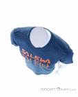 Salewa Puez Hybrid 2 Dry SS Mens T-Shirt, Salewa, Bleu, , Hommes, 0032-11120, 5637967193, 4053866101844, N4-04.jpg