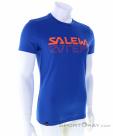 Salewa Sporty Graphic DRY S/S Tee Mens T-Shirt, Salewa, Dark-Blue, , Male, 0032-11135, 5637968110, 4053866358125, N1-01.jpg