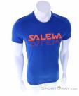 Salewa Sporty Graphic DRY S/S Tee Mens T-Shirt, Salewa, Tmavomodrá, , Muži, 0032-11135, 5637968110, 4053866358125, N2-02.jpg