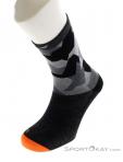 Salewa Pedroc Camo AM Crew Sock Mens Socks, , Gray, , Male, 0032-11174, 5637970169, , N2-07.jpg