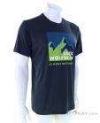 Jack Wolfskin Peak Graphic T Hommes T-shirt, Jack Wolfskin, Gris, , Hommes, 0230-10634, 5637972071, 4064993403206, N1-01.jpg