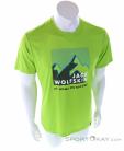 Jack Wolfskin Peak Graphic T Mens T-Shirt, Jack Wolfskin, Light-Green, , Male, 0230-10634, 5637972081, 4064993403138, N2-02.jpg
