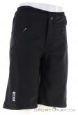 ION Logo Plus Mens Biking Shorts with Liner, ION, Black, , Male, 0408-10028, 5637972182, 9010583024028, N1-01.jpg