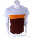 Chillaz Color Block Mens T-Shirt, Chillaz, Dark-Red, , Male, 0004-10620, 5637973167, 9120121812236, N2-02.jpg