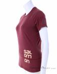 Salomon Cross Run Graphic Femmes T-shirt, , Rouge, , Femmes, 0018-11664, 5637973393, , N1-06.jpg
