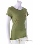 Super Natural Summiteer Tee Women T-Shirt, Super Natural, Olive-Dark Green, , Female, 0208-10168, 5637973497, 7630276878596, N1-01.jpg