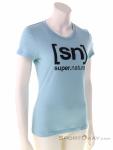 Super Natural Essential I.D. Tee Women T-Shirt, , Light-Blue, , Female, 0208-10172, 5637973569, , N1-01.jpg