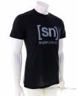 Super Natural Logo Tee Mens T-Shirt, , Black, , Male, 0208-10179, 5637973716, , N1-01.jpg