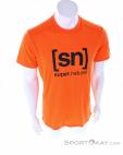 Super Natural Logo Tee Mens T-Shirt, Super Natural, Orange, , Male, 0208-10179, 5637973720, 7630276869013, N2-02.jpg
