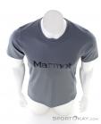 Marmot Windridge Logo SS Hommes T-shirt, Marmot, Gris, , Hommes, 0066-10527, 5637974102, 195115067328, N3-03.jpg