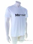 Marmot Windridge Logo SS Mens T-Shirt, Marmot, White, , Male, 0066-10527, 5637974105, 195115067267, N1-01.jpg