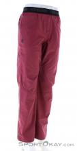 Edelrid Legacy Pants Mens Climbing Pants, Edelrid, Dark-Red, , Male, 0084-10427, 5637974249, 4028545108766, N1-01.jpg