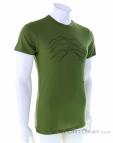 Millet Blurry Mountains TS SS Hommes T-shirt, Millet, Vert foncé olive, , Hommes, 0316-10256, 5637977922, 3515720035241, N1-01.jpg