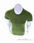 Millet Blurry Mountains TS SS Mens T-Shirt, , Olive-Dark Green, , Male, 0316-10256, 5637977922, , N3-03.jpg