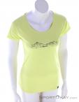 Millet Hazy Mountains TS SS Women T-Shirt, , Yellow, , Female, 0316-10257, 5637977926, , N2-02.jpg