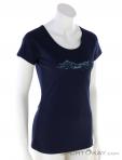 Millet Hazy Mountains TS SS Women T-Shirt, Millet, Dark-Blue, , Female, 0316-10257, 5637977936, 3515720036439, N1-01.jpg