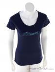 Millet Hazy Mountains TS SS Femmes T-shirt, , Bleu foncé, , Femmes, 0316-10257, 5637977936, , N2-02.jpg