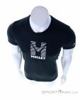 Millet Trilogy Wool Stripes SS Hommes T-shirt, Millet, Noir, , Hommes, 0316-10217, 5637978039, 3515720027222, N3-03.jpg