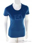 Ortovox 150 Cool Leaves TS Womens T-Shirt, , Blue, , Female, 0016-11262, 5637978562, , N2-02.jpg