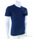 Salewa Pure Logo Pocket Hommes T-shirt, Salewa, Bleu foncé, , Hommes, 0032-11220, 5637981241, 4053866380140, N1-01.jpg