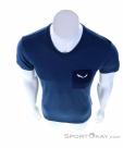 Salewa Pure Logo Pocket Mens T-Shirt, Salewa, Dark-Blue, , Male, 0032-11220, 5637981241, 4053866380140, N3-03.jpg