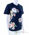 Jack Wolfskin Flower Print Femmes T-shirt, Jack Wolfskin, Bleu foncé, , Femmes, 0230-10656, 5637983557, 4064993170023, N1-01.jpg