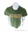 Jack Wolfskin Strobe Mens T-Shirt, , Olive-Dark Green, , Male, 0230-10660, 5637983614, , N3-03.jpg