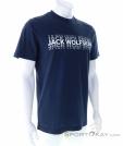 Jack Wolfskin Strobe Mens T-Shirt, Jack Wolfskin, Dark-Blue, , Male, 0230-10660, 5637983618, 4064993174519, N1-01.jpg
