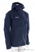 Mammut Alto Guide HS Hooded Mens Outdoor Jacket, Mammut, Dark-Blue, , Male, 0014-11531, 5637983772, 7619876063854, N1-01.jpg