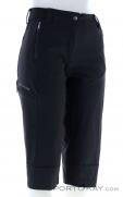 Vaude Farley Stretch Capri Hose III Women Outdoor Pants, , Black, , Female, 0239-11062, 5637990800, , N1-01.jpg