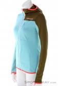Ortovox Fleece Light Grid Hooded Women Sweater, Ortovox, Turquoise, , Female, 0016-11444, 5637993344, 4251877714002, N1-06.jpg