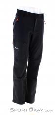 Salewa Sella Durastretch Mens Ski Touring Pants, Salewa, Black, , Male, 0032-11261, 5637994544, 4053866461610, N1-01.jpg