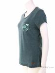 Chillaz Istrien SS Femmes T-shirt, , Vert foncé olive, , Femmes, 0004-10655, 5637994709, , N1-06.jpg
