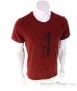 Chillaz Homo Mons Sportivus SS Mens T-Shirt, , Dark-Red, , Male, 0004-10664, 5637994799, , N2-02.jpg