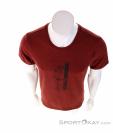 Chillaz Homo Mons Sportivus SS Mens T-Shirt, Chillaz, Dark-Red, , Male, 0004-10664, 5637994799, 9120124535354, N3-03.jpg