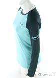 Dynafit Alpine Pro LS Femmes T-shirt fonctionnel, Dynafit, Turquoise, , Femmes, 0015-11427, 5637994867, 4053866418416, N2-07.jpg