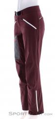 Ortovox Cevedale Mujer Pantalón de ski de travesía, Ortovox, Rojo oscuro, , Mujer, 0016-11518, 5637994958, 4251877719113, N1-06.jpg