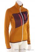 Ortovox Fleece Grid Women Fleece Jacket, , Orange, , Female, 0016-11449, 5637995042, , N1-01.jpg