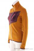 Ortovox Fleece Grid Women Fleece Jacket, , Orange, , Female, 0016-11449, 5637995042, , N1-06.jpg