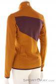 Ortovox Fleece Grid Women Fleece Jacket, , Orange, , Female, 0016-11449, 5637995042, , N1-11.jpg