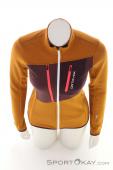 Ortovox Fleece Grid Women Fleece Jacket, , Orange, , Female, 0016-11449, 5637995042, , N3-03.jpg