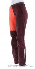 Ortovox Berrino Women Ski Touring Pants, Ortovox, Dark-Red, , Female, 0016-11532, 5637995243, 4251877717768, N1-06.jpg