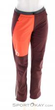 Ortovox Berrino Women Ski Touring Pants, Ortovox, Dark-Red, , Female, 0016-11532, 5637995243, 4251877717768, N2-02.jpg