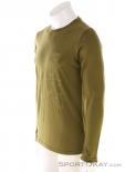 Ortovox 185 Merino Tangram Logo LS Mens Shirt, , Olive-Dark Green, , Male, 0016-11558, 5637996223, , N1-06.jpg