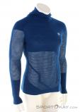 Ortovox Merino Thermovent Hoody Hommes T-shirt, Ortovox, Bleu, , Hommes, 0016-11559, 5637996228, 4251877728368, N1-01.jpg