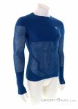 Ortovox Merino Thermovent LS Hommes T-shirt, Ortovox, Bleu, , Hommes, 0016-11561, 5637996241, 4251877728689, N1-01.jpg