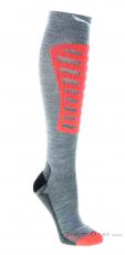Salewa Sella Dryback AM Womens Ski Socks, Salewa, Gris, , Femmes, 0032-11284, 5637996410, 4053866449328, N1-01.jpg