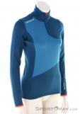 Ortovox Fleece Light Zip Neck Women Sweater, , Blue, , Female, 0016-11580, 5637996562, , N1-01.jpg